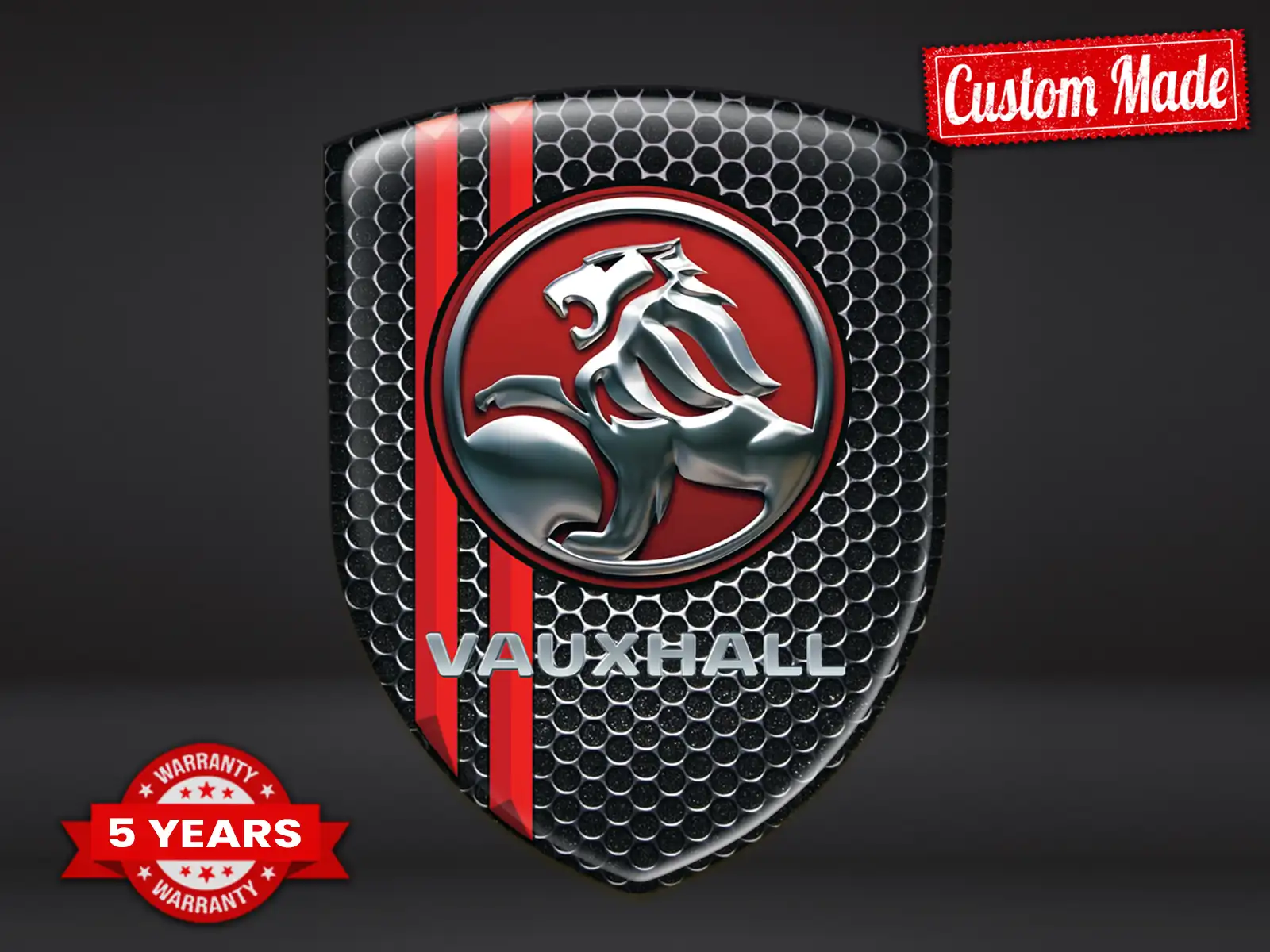 Vauxhall Etiquetas Negocio Resistentes Estilo Personalizables X